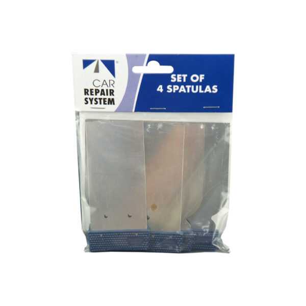 CRS SZPACHELKI METALOWE ZESTAW 4 szt